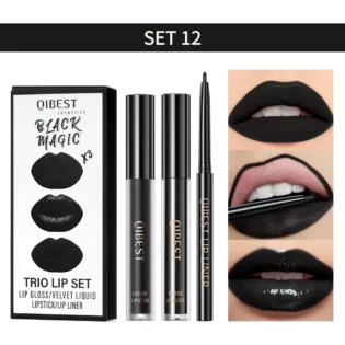 Матова рідка помада - 3pcs Lip Makeup Sets: покупка для стильного вигляду