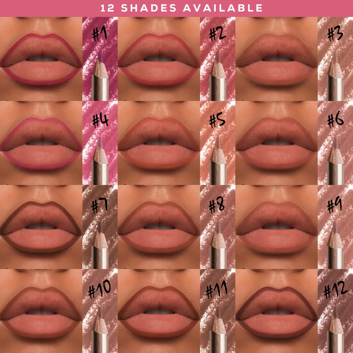 Липкі олівці для губ - витривалий пігментований макіяж - Зображення 6