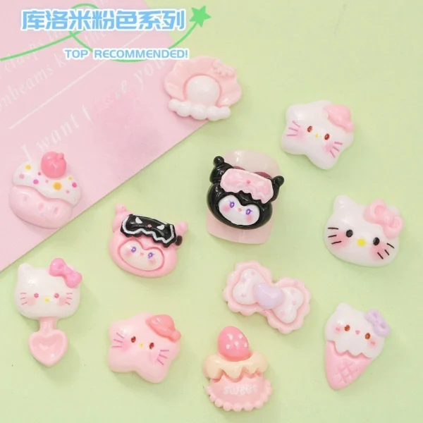 Нail Charms для манікюру: Hello Kitty та Bow