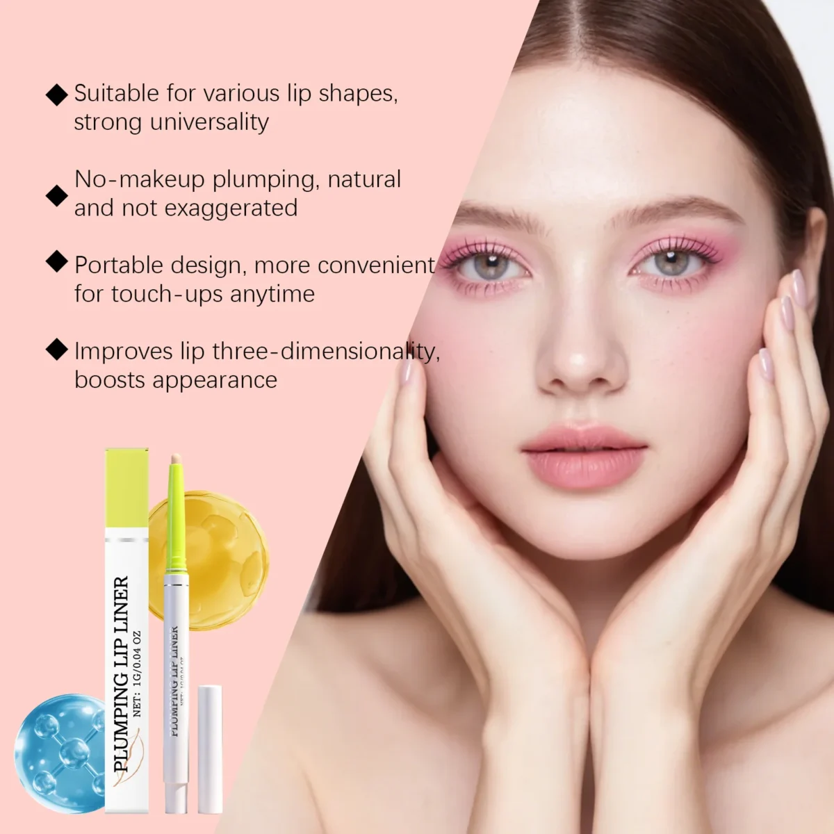 Nude Lip Liner - Об'ємні губи без слідів та розтушовування - Зображення 6