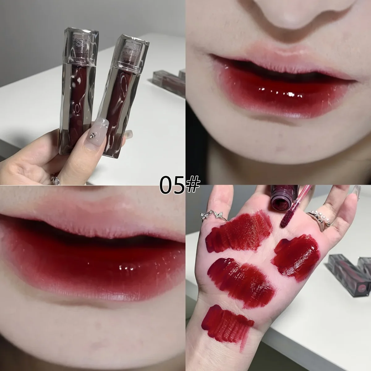 Adorable Bear Mirror Lip Glaze - Яскравий та зволожуючий губний гліттер - Зображення 6