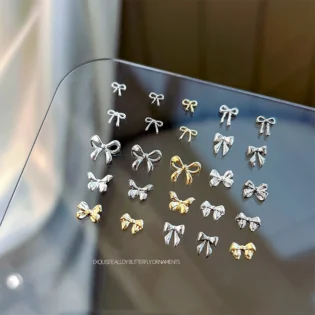 Кawaii Bow Nail Charms - Стильні аксесуари для нігтів