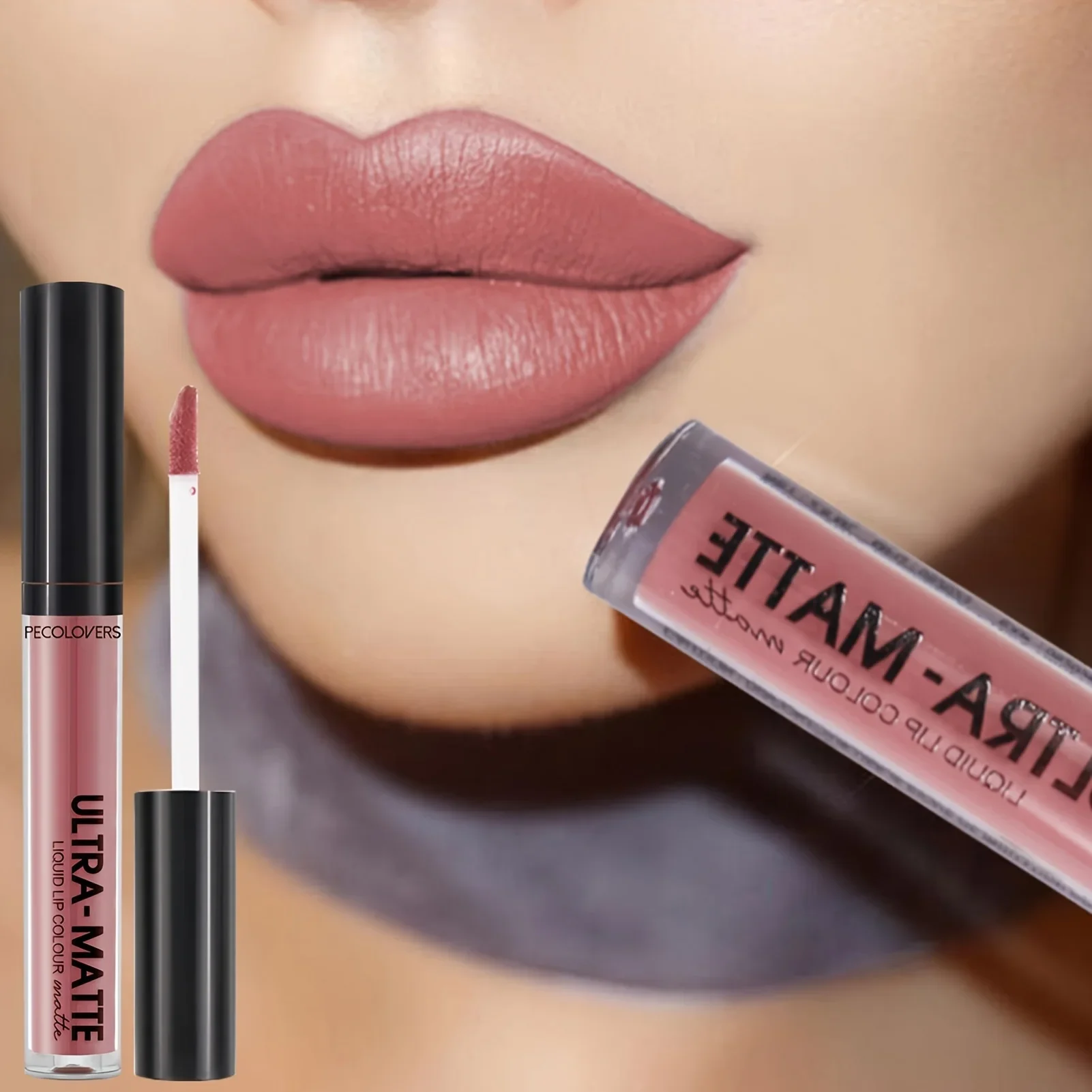 Kf Sb8fce55eddea4e9f9856d107b1605fb1Z Матова помада для губ 12 кольорів - Ідеальний вибір для тривалого макіяжу! - Зображення 1