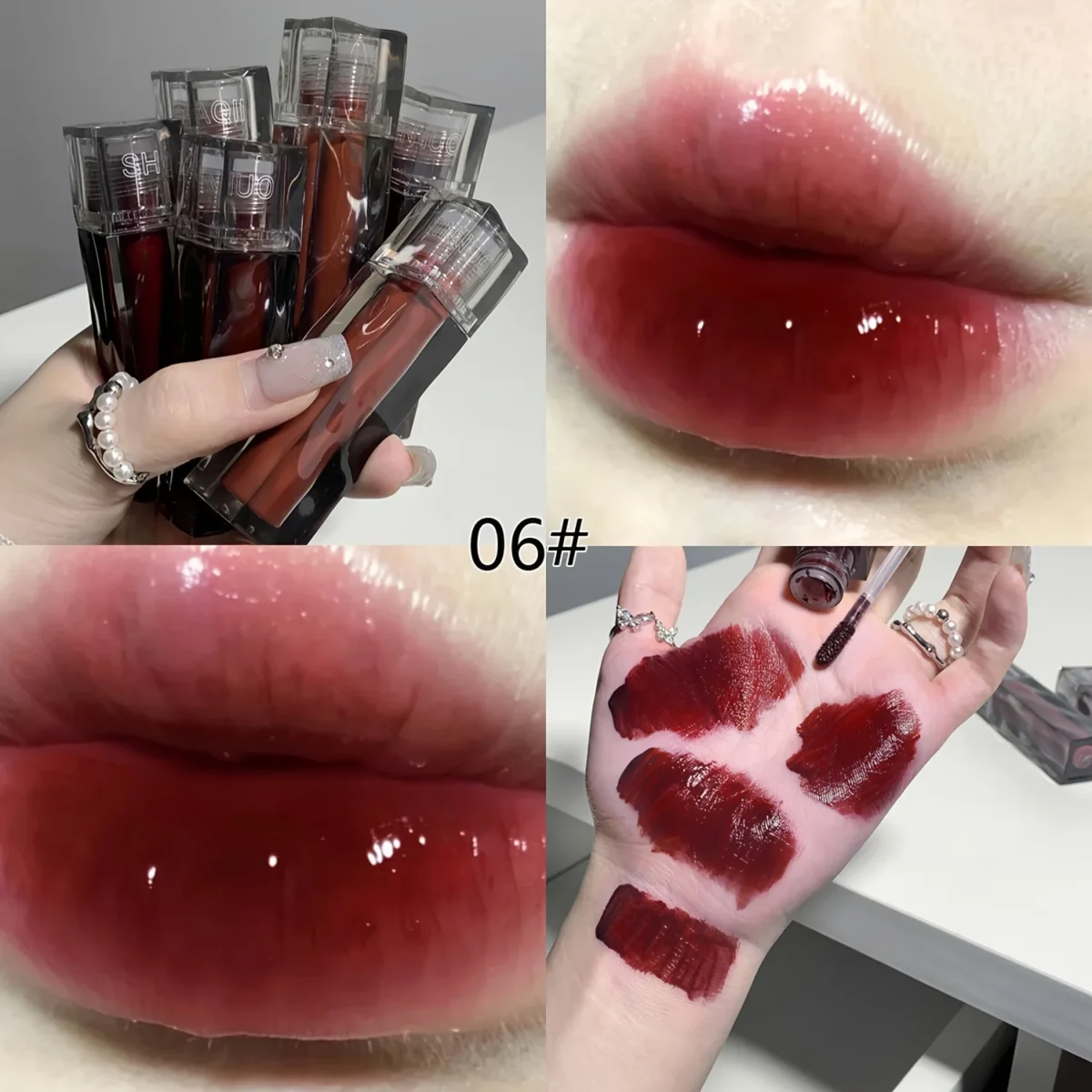 Adorable Bear Mirror Lip Glaze - Яскравий та зволожуючий губний гліттер
