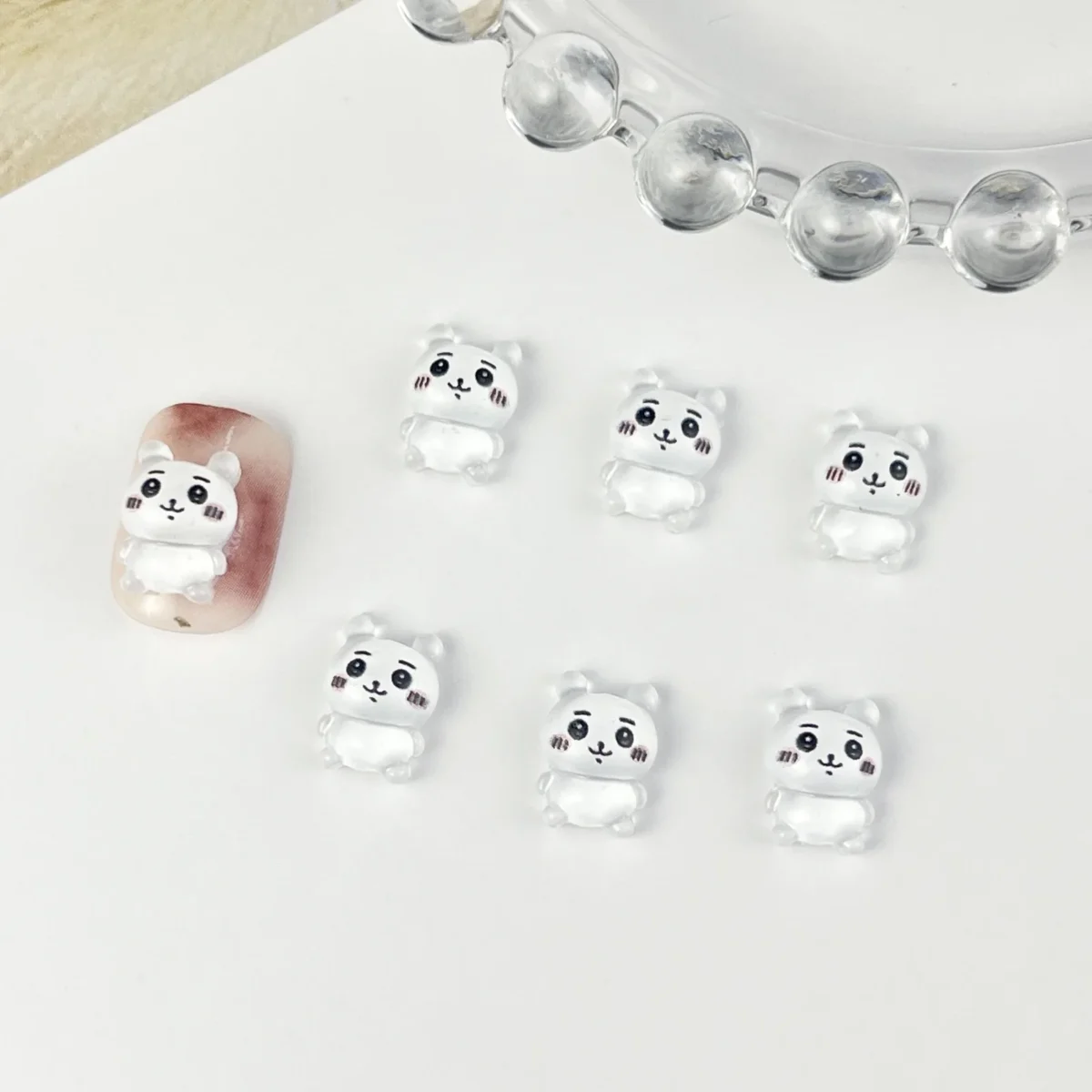 Неймовірні 3D Наклейки для Ногтей: 20pcs Картонні Кавай Чарми - Зображення 6