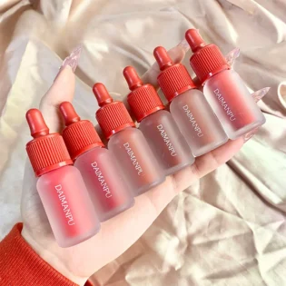 Dyeing Lip Gloss Matte Makeup Moisturizer Liquid Lipstick Waterproof Long Lasting Red Velvet Lip Tint Korean Make Up Cosmetic