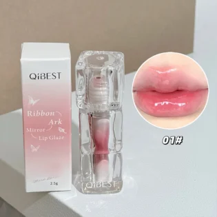 QIBEST Beauty Juice Lip Glaze Gummy Jelly Mirror Water Gloss Lip Glaze Female Affordable Lipstick Lipgloss Tint Korean Cosmetics
