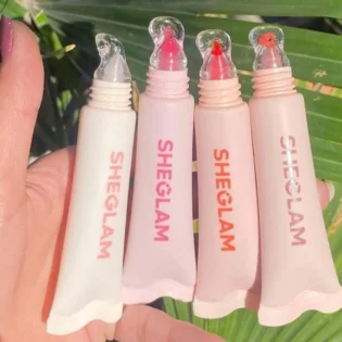 SHEGLAM Moisturizing Tinted Lip Gloss Pigmented Dewy Finish Silky Smooth Application Comfortable Wear Non Sticky Feel Korean