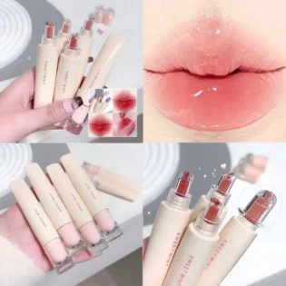 SWEET MINT Jelly Lip Gloss Korean Glass Gloss Mirror Lip Gloss Lipstick Tender Pink Essence Hydrating Lipstick Lip Gloss Makeup
