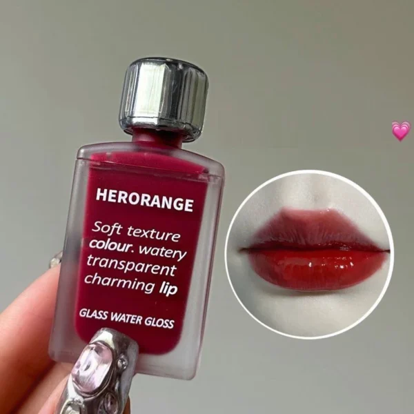 HERORANGE Lightly Lipgloss Lip Glaze Not Easy To Stick Cup Durable Moisturizing Water Lipstick korean тинт для губ Liquid Makeup