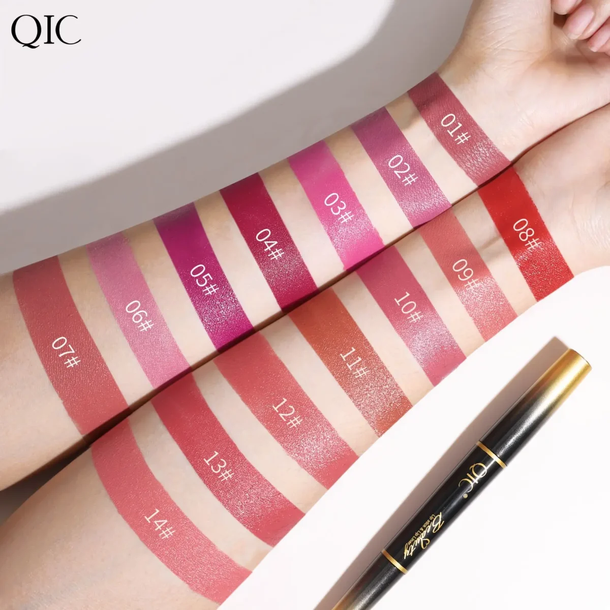 2 IN 1 Lip Liner Waterproof Nude Matte Lipstick Pencil Sexy Red Long Lasting Double Ended Lipliner Makeup Cosmetics For Women - Зображення 4