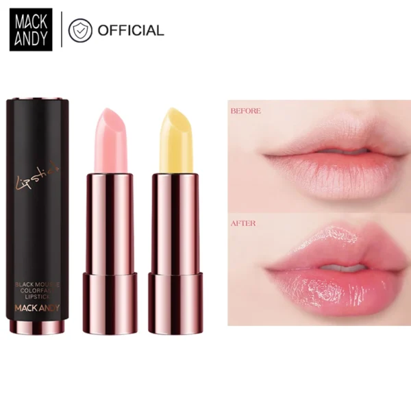 MACKANDY Temperature Changing Lip Balm Daily Skincare Makeup Lip Care Cosmetics Deeply Moisturizing No Fear Of Dryness & Peeling