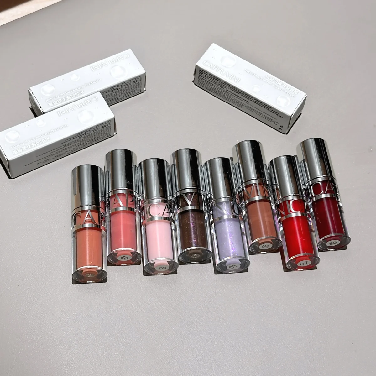 Peach Pink Moisturizing Lip Gloss with Fine Shimmer Long-Lasting Non-Stick Jelly Lip Plumping Korean Makeup Style - Зображення 6