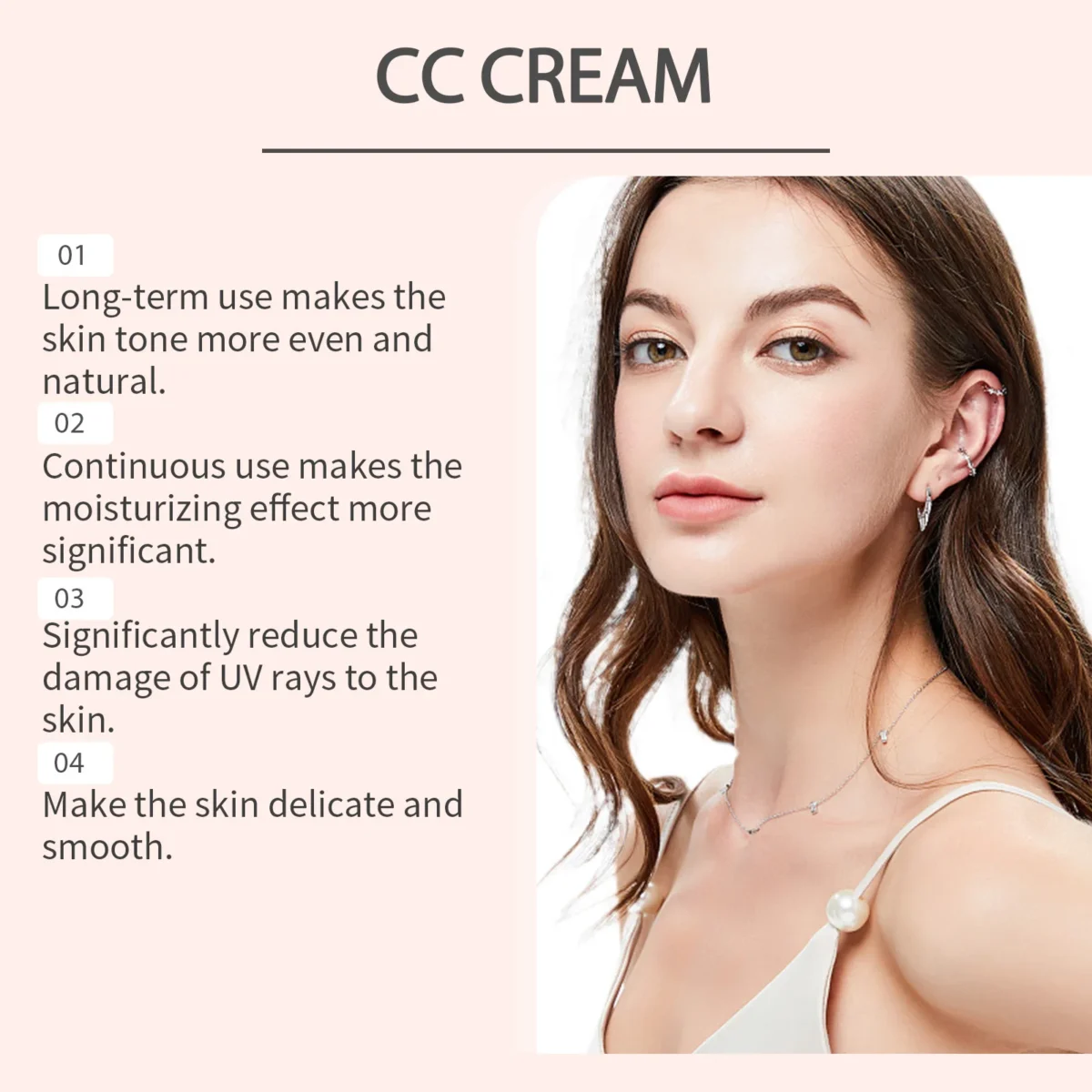 CC Cream Foundation - Zephoco для Яскравої Шкіри з SPF43 - Зображення 3