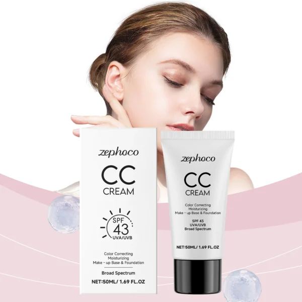 CC Cream Foundation - Zephoco для Яскравої Шкіри з SPF43