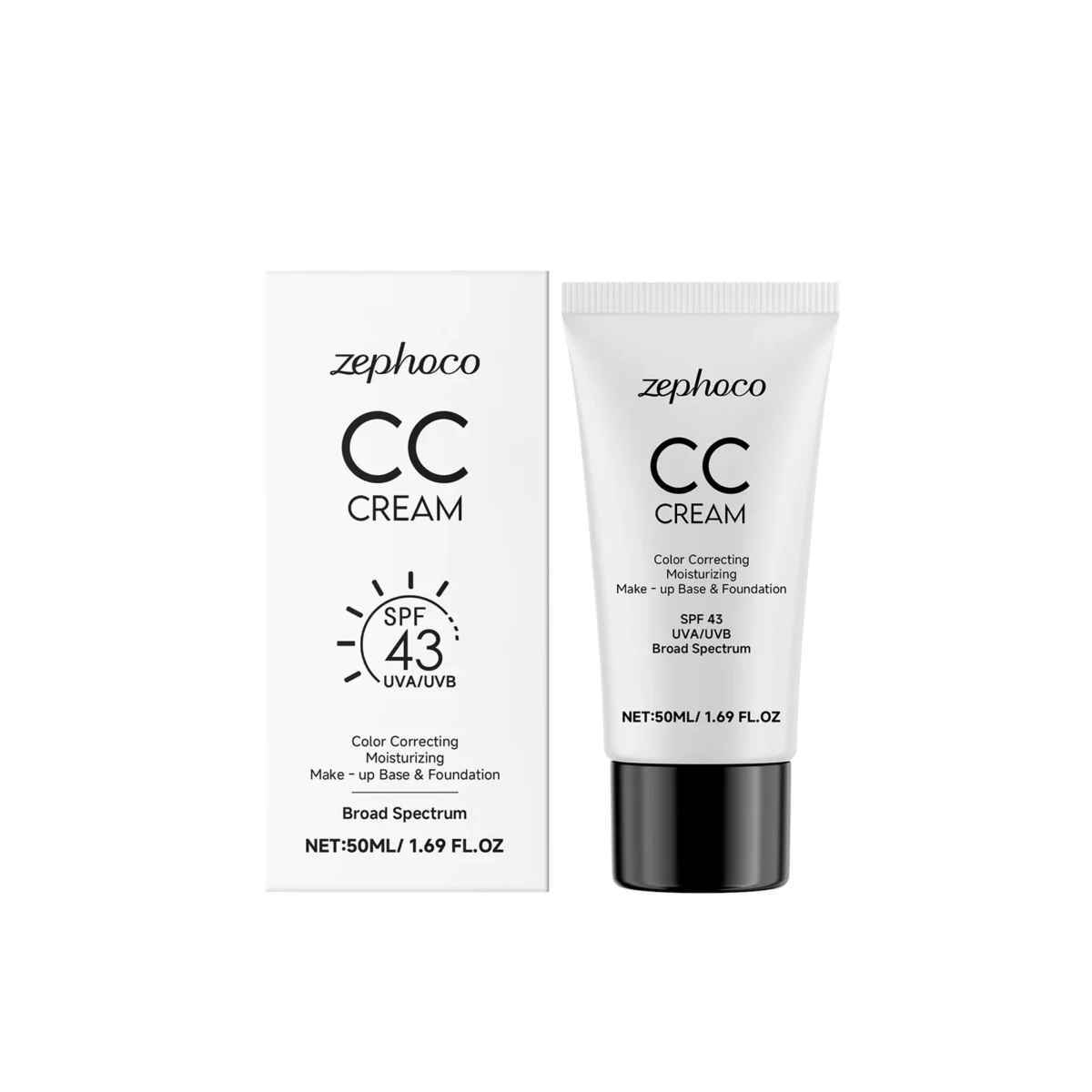 CC Cream Foundation - Zephoco для Яскравої Шкіри з SPF43 - Зображення 2