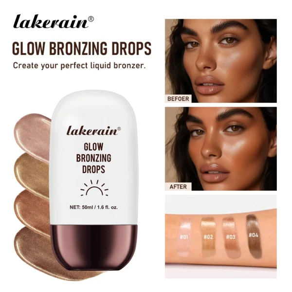 Bronzer Highlighter: Дропи для сяйва шкіри та контурингу